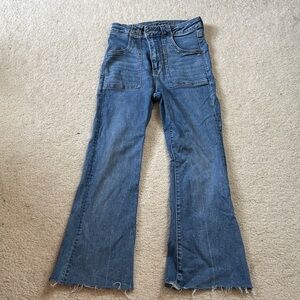 American Eagle Outfitters Blue Flare Jeans